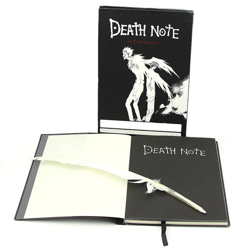 Death Notebook With Feather Pen