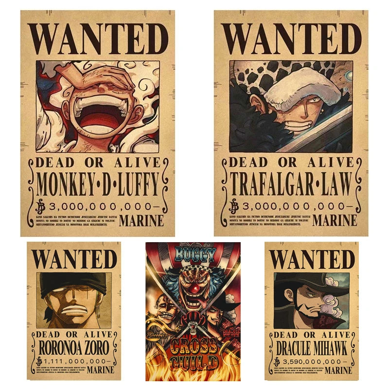 Bounty Wanted Posters