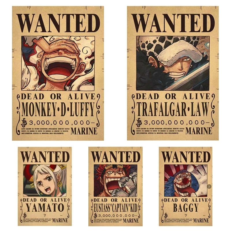 Bounty Wanted Posters