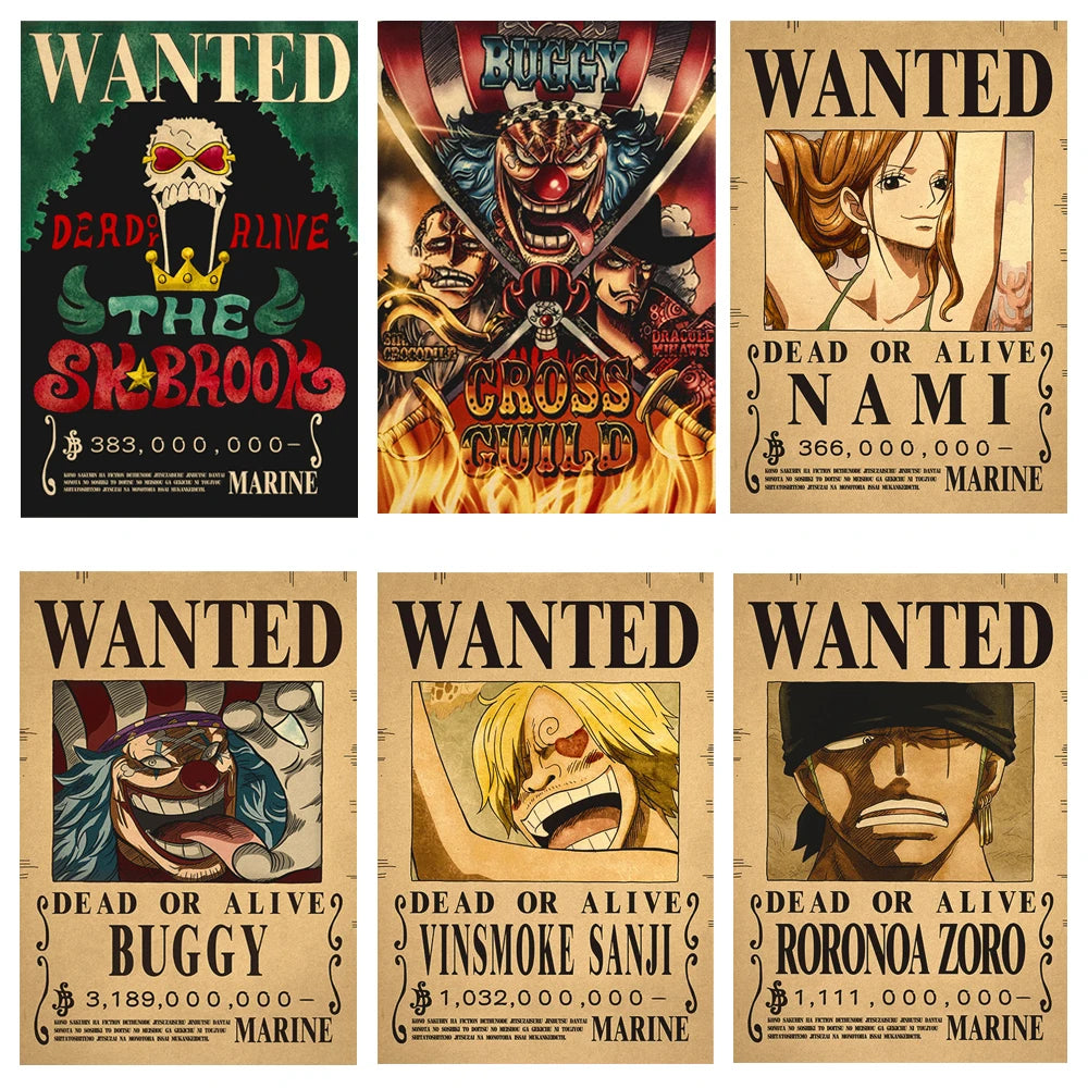 Bounty Wanted Posters